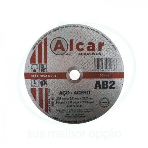 DISCO DE CORTE 228,6 X 3,2 X 22,2  AB-2 PV 159460