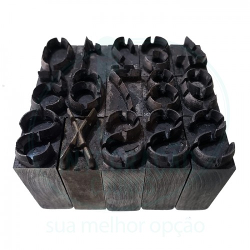 LETRAS E NÚMEROS MACICO EM ACO MART. MANUAL